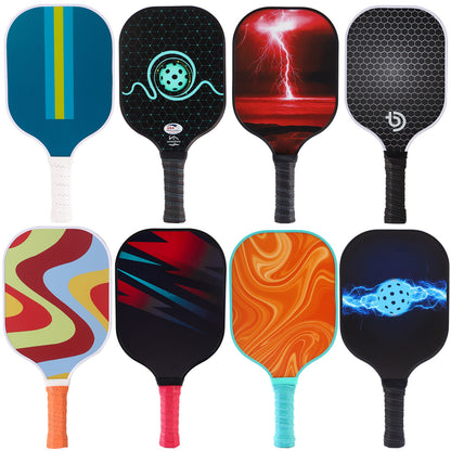 Custom Fiberglass Pickleball Paddle，Support different patterns on the front and back