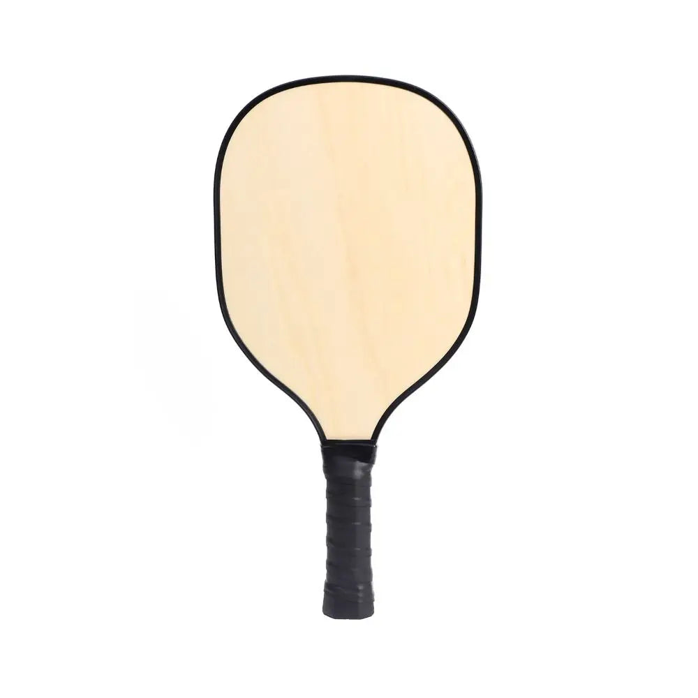 Wooden Pickleball Paddles Non-Slip Colorful Pickle Ball Racket Ribbed Handle Single Racket Pickleball Training Equipment