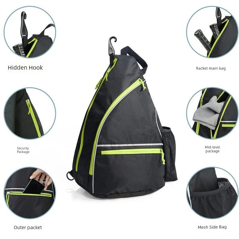 One Shoulder Sports Hook Badminton Racket Gym Bag