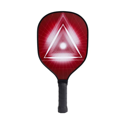 Wooden Pickleball Paddles Non-Slip Colorful Pickle Ball Racket Ribbed Handle Single Racket Pickleball Training Equipment