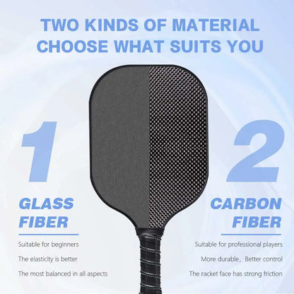 Pickleball Paddles Chinese pandas Carbon Fiber Surface Seat Pickleball Paddle Racket Honeycomb Core Gift Kit Indoor Outdoor