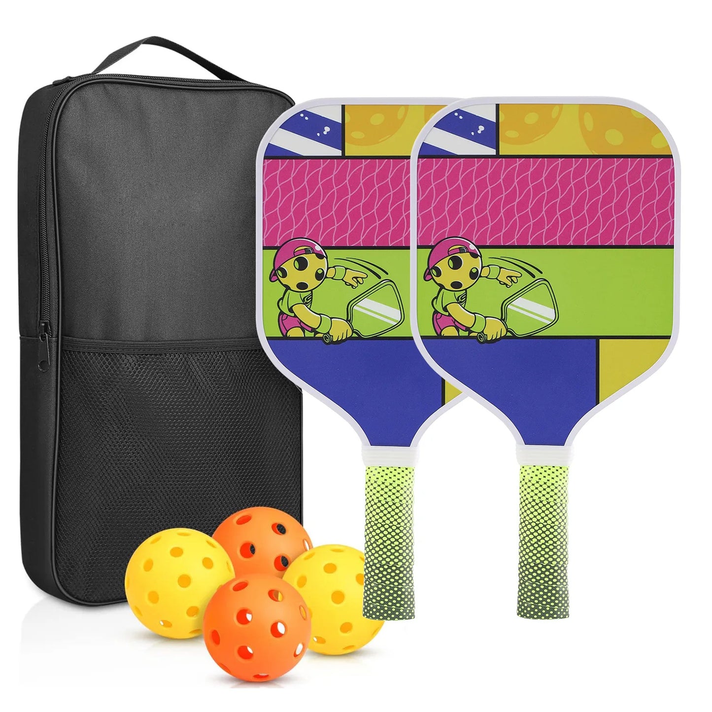 Pickleball Racket For Kids 2024 New Fiberglass Beginner Parent-Child Starter Source Factory Hot Sale High Quality