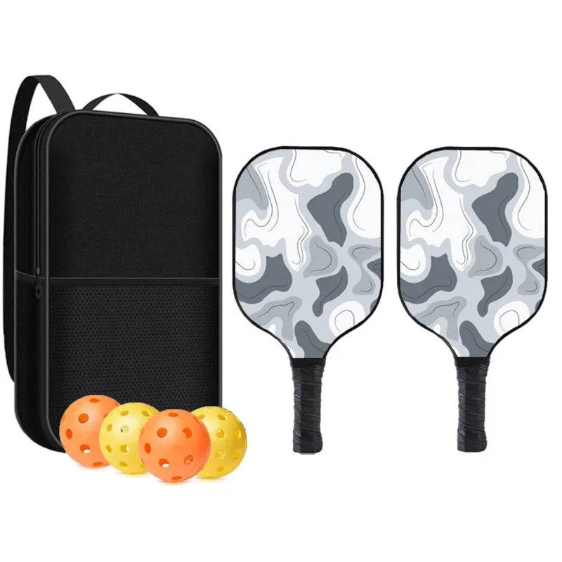 Pickleball Paddles Set-graphite Carbon Fiber Usapa Approved Lightweight Racquets Set Indoor And Outdoor Exercise For All Ages